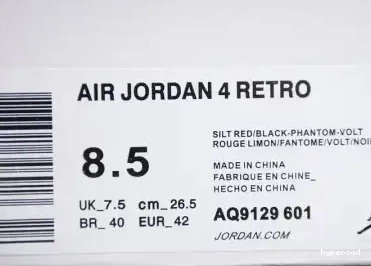 Hyperoad RED WMNS 4 'SILT BLACK AIR VOLT' JORDAN PHANTOM 0419